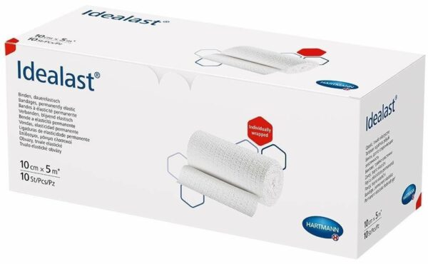 Idealast Binde 10 cm X 5 M Weiß 1 Binde