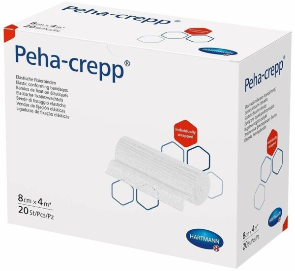 Peha Crepp Fixierbinde 4 M X 8 cm 1 Binde