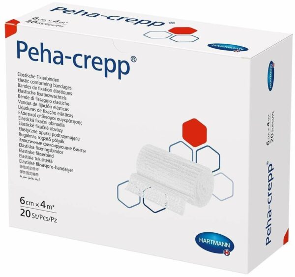 Peha Crepp Fixierbinde 4 M X 6 cm 20 Binden