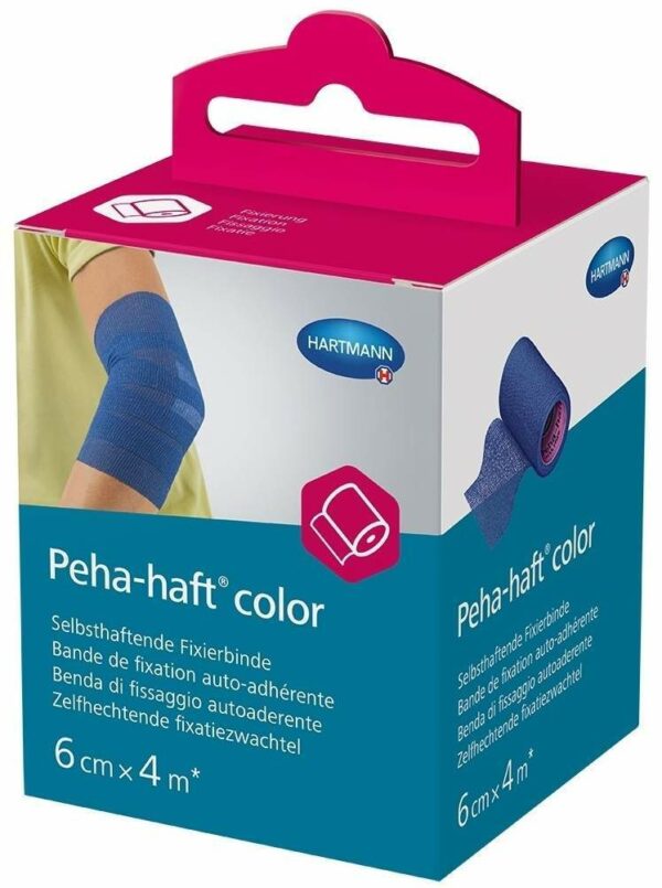 Peha Haft Color Fixierbinde Latexfrei 6 cm X 4 M 1 Stück