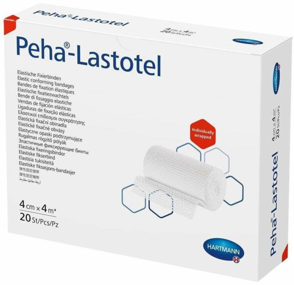 Peha Lastotel Fixierbinde 4 cm X 4 M 1 Binde