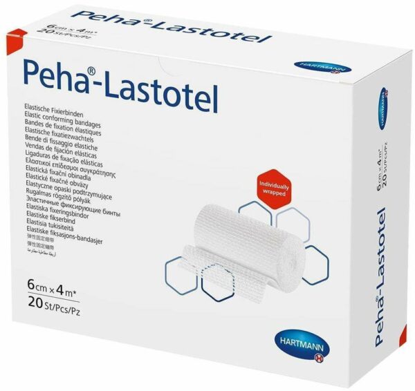 Peha Lastotel Fixierbinde 6 cm X 4 M 1 Binden