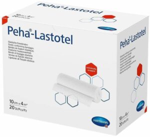 Peha Lastotel Fixierbinde 10 cm X 4 M 1 Binde