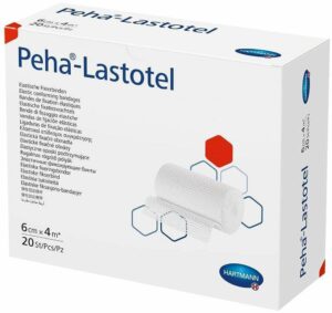 Peha Lastotel Fixierbinde 6 cm X 4 M 20 Binden