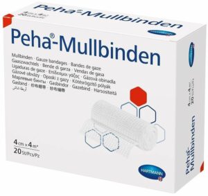 Peha Mullbinde 4 cm X 4 M 20 Binden