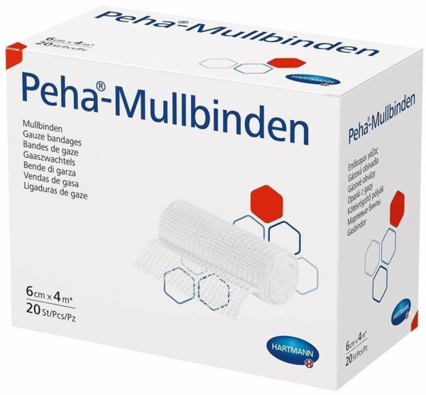 Peha Mullbinde 6 cm X 4 M 20 Binden