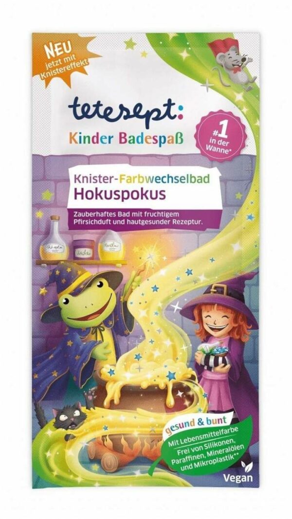 Tetesept Kinder Badespaß Farbwechselbad Hokuspokus 45 G