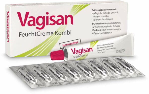 Vagisan Feuchtcreme Kombi 8 Ovula + 10 G Creme 1 Kombipackung