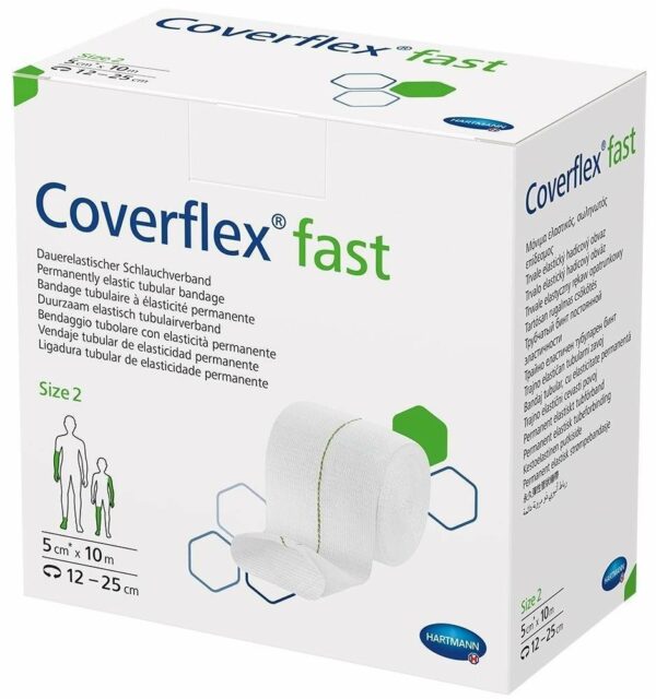 Coverflex Fast Schlauchverb. Gr. 2 5 cm X 10 M Weiß 1 Stück