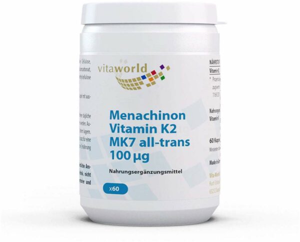 Menachinon Vitamin K2 100 µg 60 Kapseln