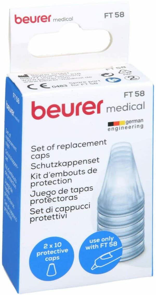 Beurer Ft58 20 Ersatzschutzkappen F.Ohrthermometer