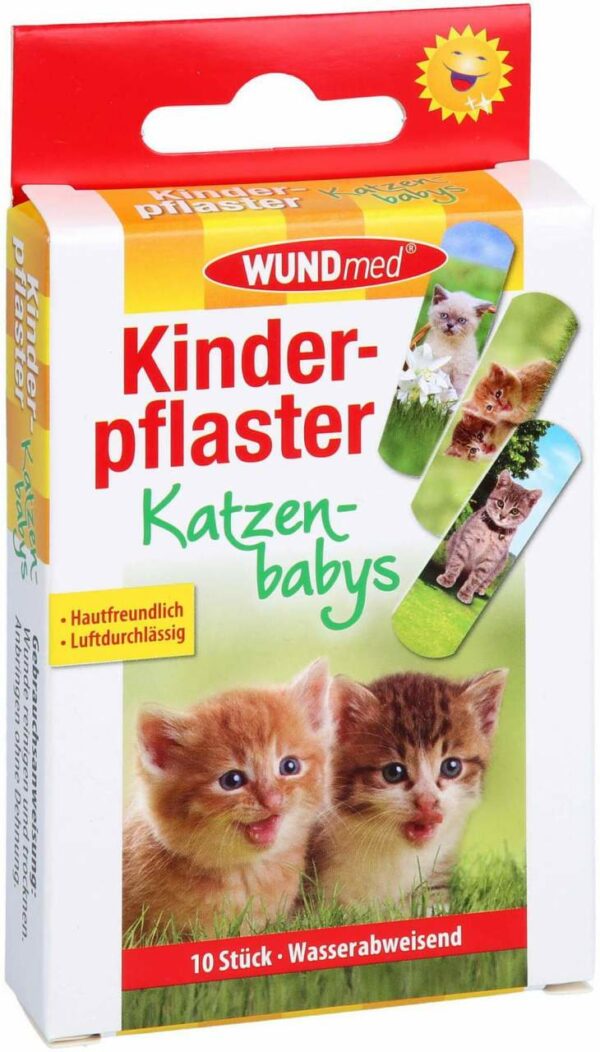 Kinderpflaster Katzenbabys 10 Stück