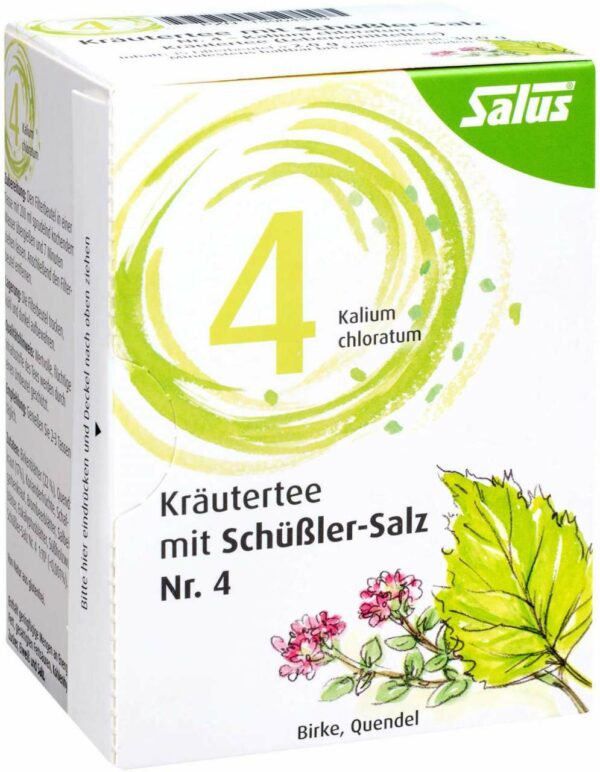 Kräutertee Mit Schüssler-Salz Nr. 4 Salus 15 Filterbeutel