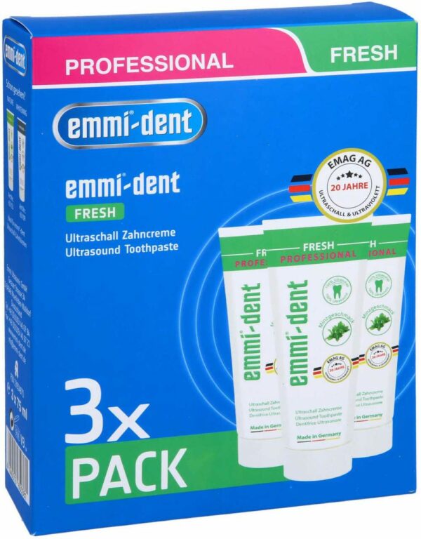 Emmi-Dent Ultraschall Zahncreme Fresh Set 3 Stück