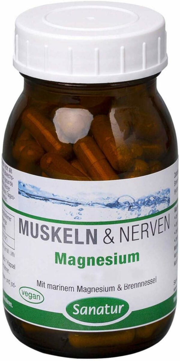 Magnesium 100 % Natürlich 100 Kapseln