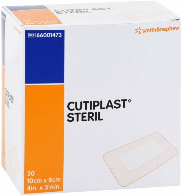 Cutiplast Steril Wundverband 8 X 10 cm 50 Stück