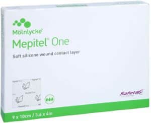 Mepitel One 9 X 10 cm Silikon Netzverband 5 Stück