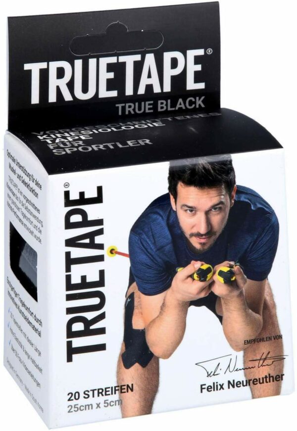 Truetape Athlete Edition Precut Schwarz 1 Stück