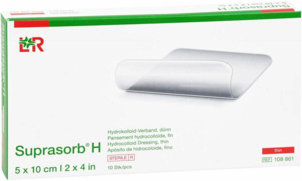 Suprasorb H Hydrokoll.Verb.Dünn 5 X 10 cm 10 Stk