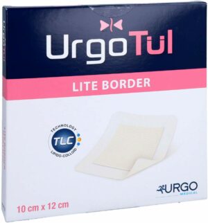 Urgotül Lite Border 10 X 12 cm Verband 10 Stück