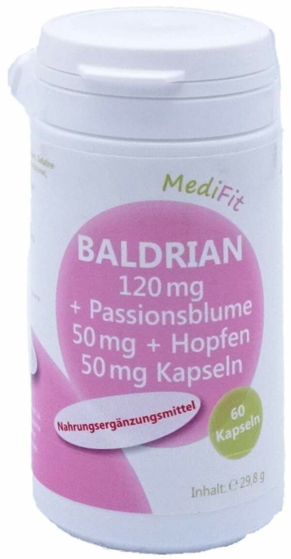 Baldrian 120 Mg+passionsblume 50 Mg+hopfen 50 mg