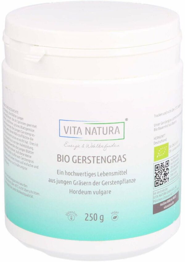 Bio Gerstengras 250 G Pulver