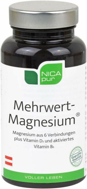 Nicapur Mehrwert-Magnesium 60 Kapseln