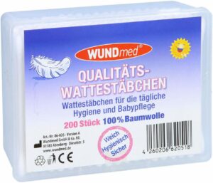 Qualitäts Wattestäbchen Baumwolle 200 Stück