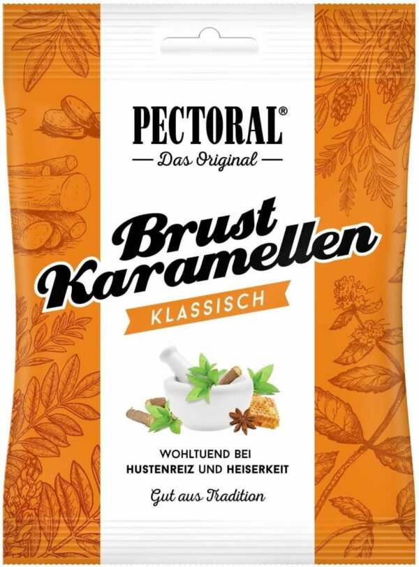 Pectoral Brustkaramellen Beutel 75 G Bonbons