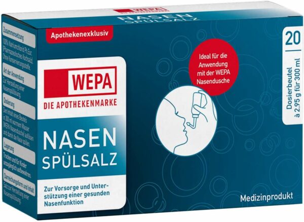 WEPA Nasenspülsalz 60 Sachets 60 x 2