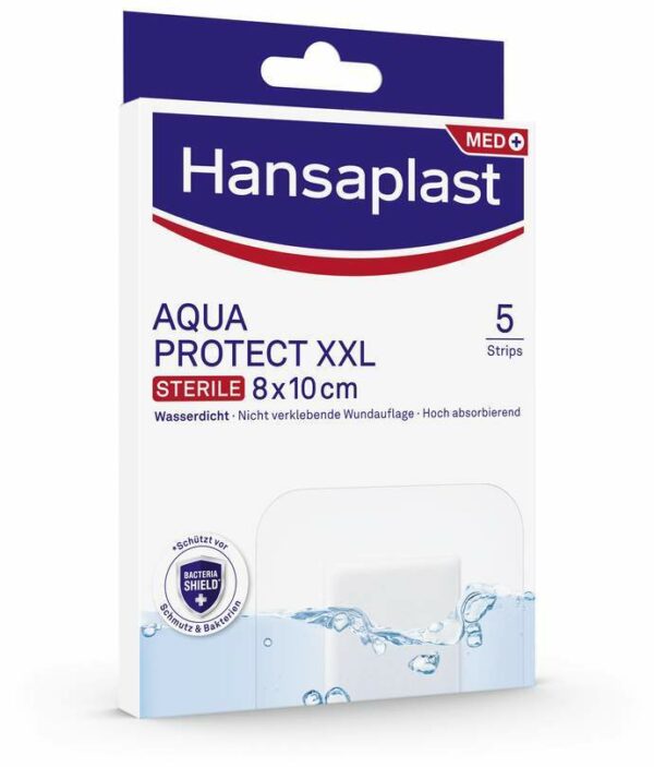 Hansaplast Aqua Protect XXL Pflaster 8 x 10 cm 5 Pflaster