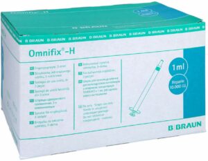 Omnifix Heparin 10.000i.E. Latexfrei Spritzen