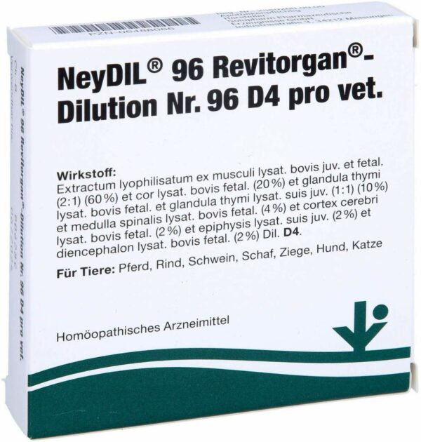 Neydil Nr.96 Revitorgan Dil.D 4 Pro Ampullen vet.