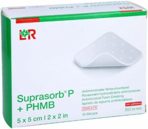 Suprasorb P+phmb Schaumverband 5x5 cm