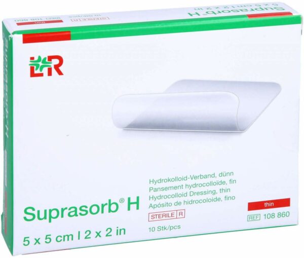 Suprasorb H Hydrokoll.Verb.Dünn 5 X 5 cm 10 Stk