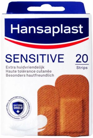 Hansaplast Sensitive Pflasterstrips Hautton medium 20 Stück