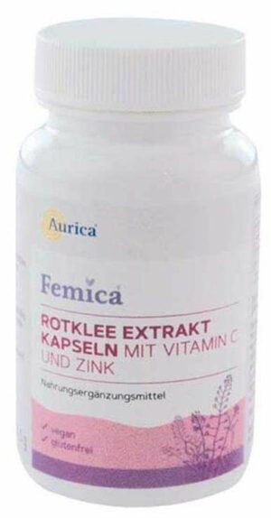 Rotklee Extrakt Kapseln + Vitamin C & Zink Femica 60 Kapseln