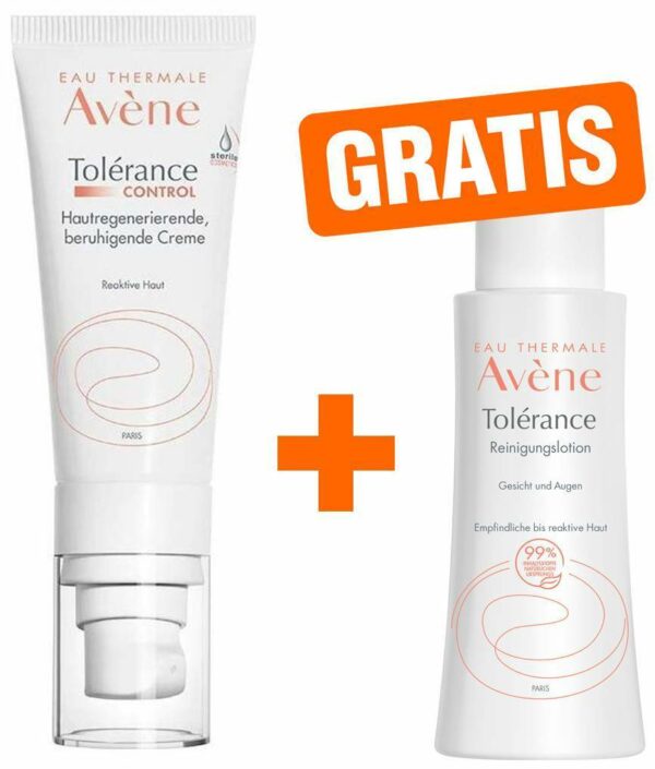 Avene Tolerance Control Creme 40 ml + gratis Tolerance Reinigungslotion 100 ml