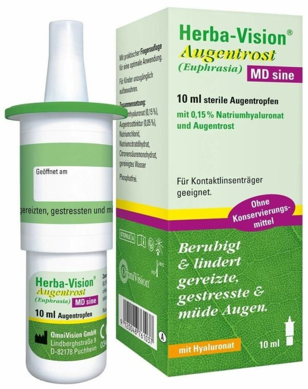 Herba-Vision Augentrost Md Sine 2 X 5 ml Augentropfen