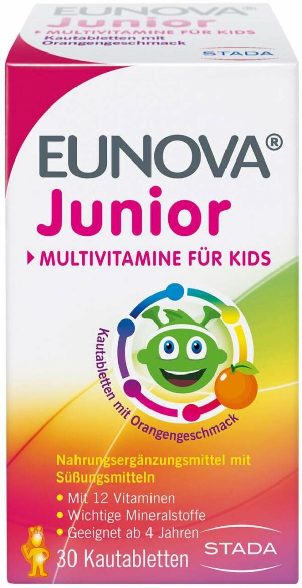 Eunova Junior Kautabletten Mit Orangengeschmack 30 Stück