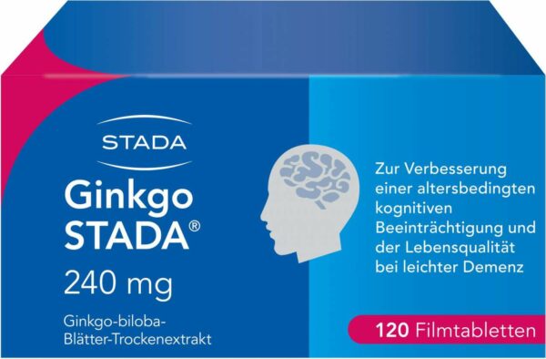 Ginkgo Stada 240 mg 120 Filmtabletten