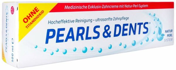 Pearls & Dents Exklusiv-Zahncreme ohne Titandioxid 100 ml