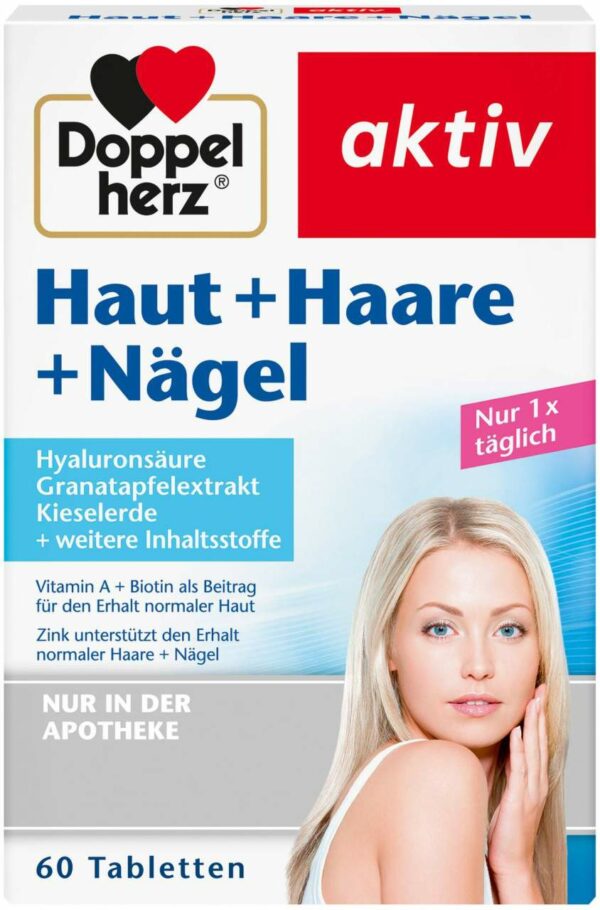 Doppelherz Haut + Haare + Nägel 60 Tabletten