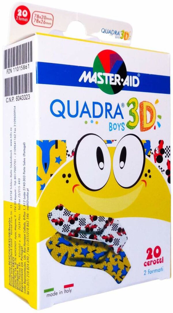 Quadra 3d Boys 20x78 Mm