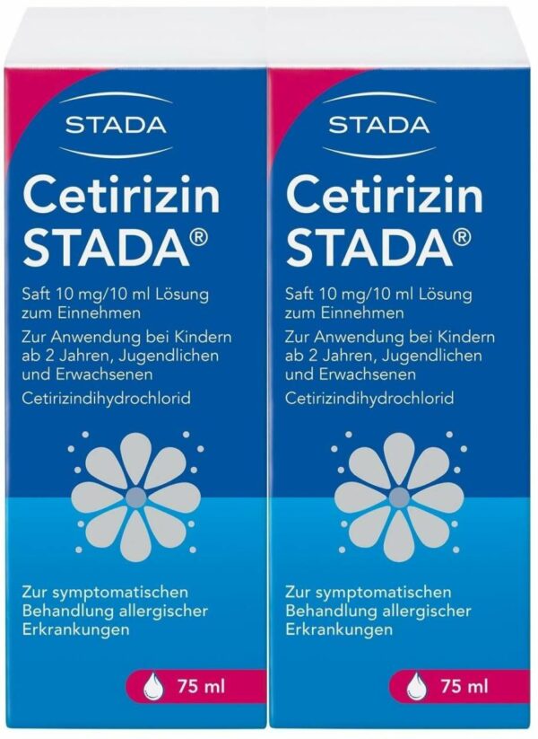 Cetirizin Stada Saft 10mg Pro 10 ml 150 ml Saft