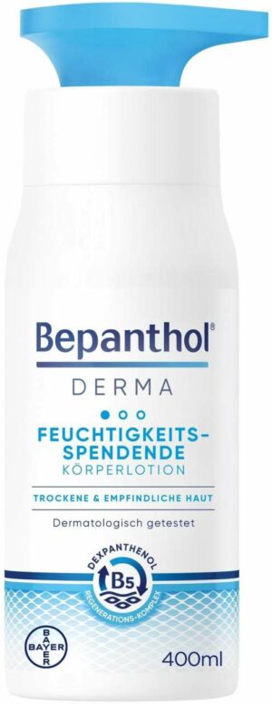 Bepanthol® DERMA Feuchtigkeitsspendende Körperlotion 400 ml Pumpspender