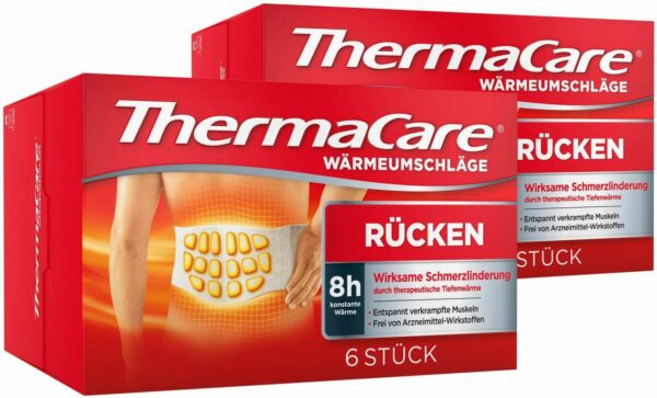 Thermacare Rückenumschläge S-Xl 2 x 6 Stück