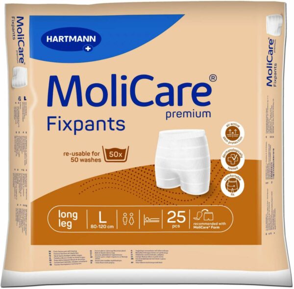 Molicare Premium Fixpants Gr.L Long Leg 25 Pants