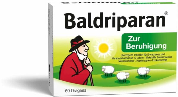 Baldriparan zur Beruhigung 60 überzogene Tabletten