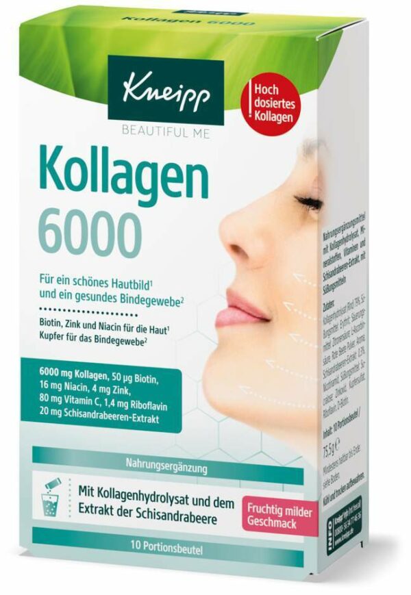 Kneipp Kollagen 6000 Pulver 10 Portionsbeutel